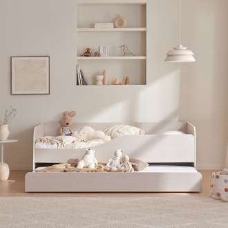 [가구야] 포그너 싱글 슬라이딩 2단침대 S+S (+매트리스선택)