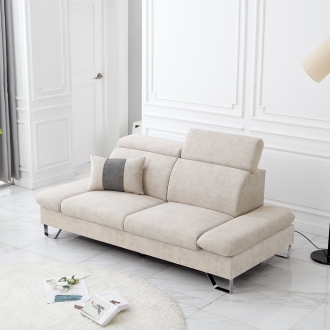 [소티디자인] 노벰버 이지클린 조야원단 헤드틸팅 기능성 3인 소파 (쿠션포함) - 3color