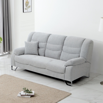 [소티디자인] 마일드 조야원단 이지클린 홈바 기능성 3인 소파 (쿠션포함) - 2color