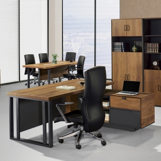 [퍼니럭스리빙] 에디션 모던중역 501 사이드 책상세트 - 우형