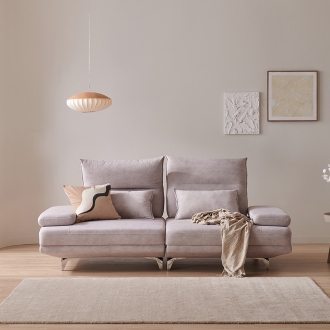 [바우미스트]루나 3인용 조야 패브릭 이지클린 아쿠아텍스 모듈 스윙 소파