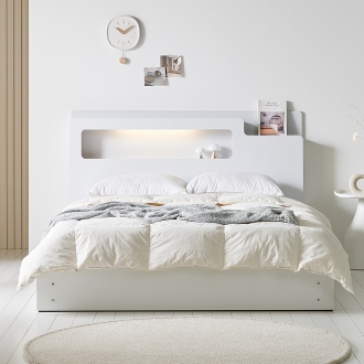 프린홈 모에 LED 리노 서랍 침대 SS/Q (매트선택)