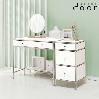 도아르 안방 입식 모듈 화장대 겸 책상 고급 심플 900