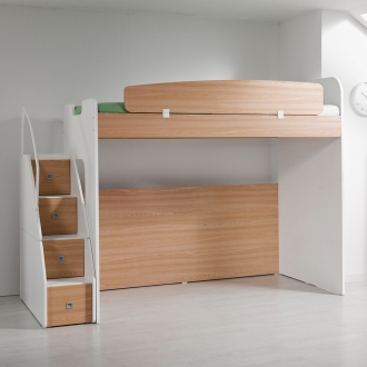 동서가구 디이케아 베이직 수납형계단 벙커침대