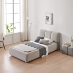 [단독특가] 동서가구 클로드 아쿠아패브릭 황토볼 흙침대 SS / Q 모음