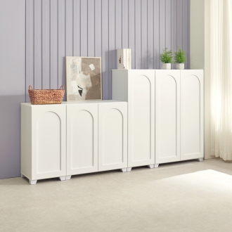 도아르 거실 복도 베란다 틈새 다용도 낮은 수납장 2단 3단 400 800