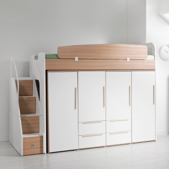 동서가구 디이케아 수납형계단 벙커침대 옷장4세트
