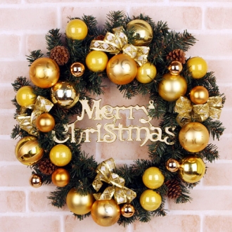 [트리나라] 진주볼 데코리스_골드_50/80cm