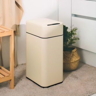 [하우스레시피] 밀리 양문형 센서 휴지통