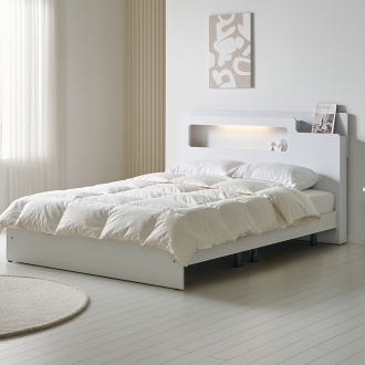 프린홈 모에 LED 일반형 침대 SS/Q (매트선택)