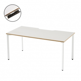 [퍼니럭스리빙] 인디고 일자형 컴퓨터책상 1600 - 6컬러