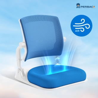 퍼백 PB-L1506 브리즈백 에어 통풍 메쉬 접이식 등받이 휴대용 좌식의자