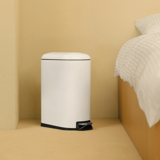 [하우스레시피] 밀리 무소음 페달 휴지통 슬림 10L