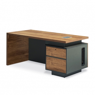 [퍼니럭스리빙] 에디트 모던라인 505 서랍형책상 1600 - 우형