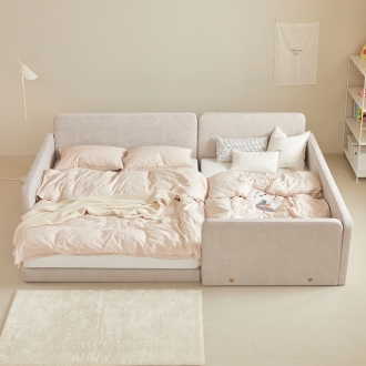 [위클리픽] 매트리 코코 베이직 평상형 슬림 패밀리침대 + 매트리스