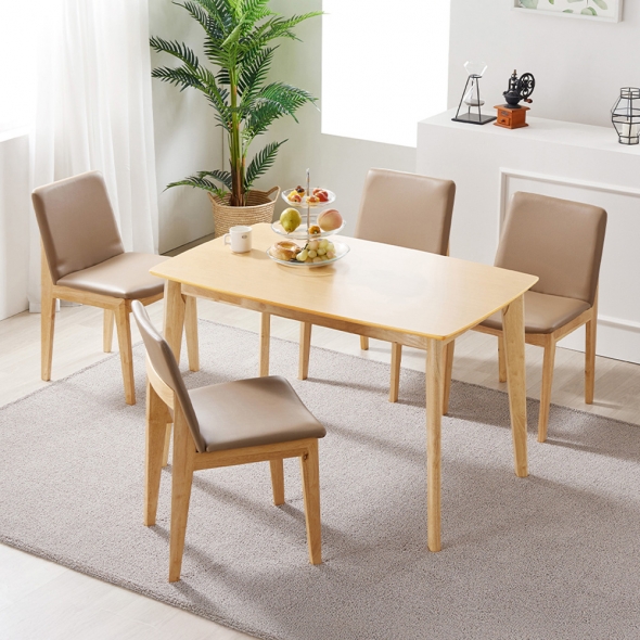 [단독특가] 동서가구 바닐라 4인 식탁세트 의자/벤치형 모음