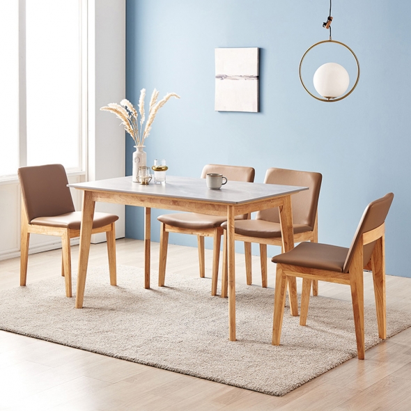 [단독특가] 동서가구 바닐라 4인 식탁세트 의자/벤치형 모음