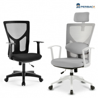 퍼백 베이직 PB-L1000  메쉬 사무용 컴퓨터 사무실 공부 독서 의자