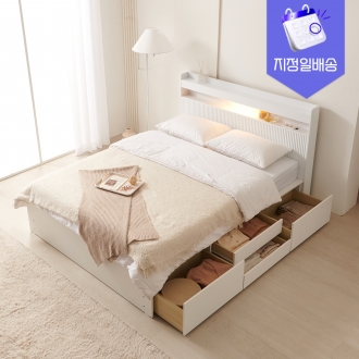 [수도권지정배송] 프린홈 루시아 2단 포서랍 벙커 침대 SS/Q (매트선택)