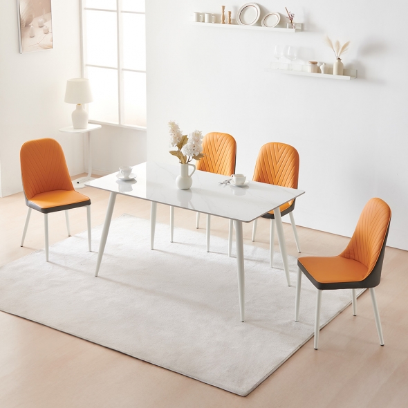 [단독특가]동서가구 델리 A형 세라믹 2인 4인 6인용 식탁세트 4종