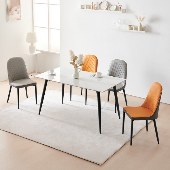 [단독특가]동서가구 델리 A형 세라믹 2인 4인 6인용 식탁세트 4종