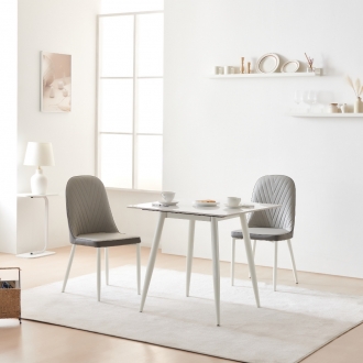 동서가구 델리 A형 세라믹 800 2인용 식탁세트