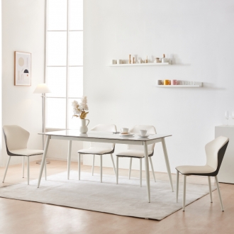 동서가구 델리 C형 세라믹 1400 4인용 식탁세트