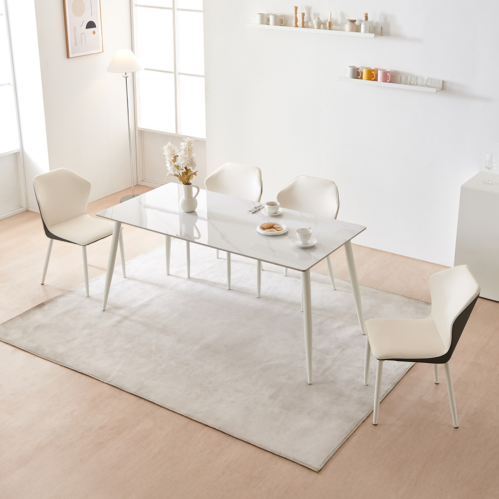 [단독특가] 동서가구 델리 C형 세라믹 2인 4인 6인용 식탁세트 4종