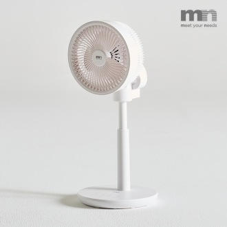 엠엔 3D 입체회전 8인치 공기순환 DC 선풍기 써큘레이터 서큘레이터 FNQ-D9SW 키작은선풍기 상하좌우 회전