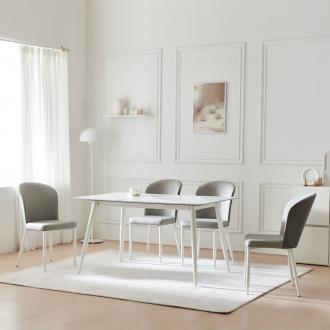 동서가구 델리 B형 세라믹 1400 4인용 식탁세트