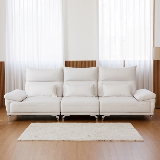 [바우미스트]릴리 코모도 패브릭 모듈 4인용 팔걸이수납 일자형 소파