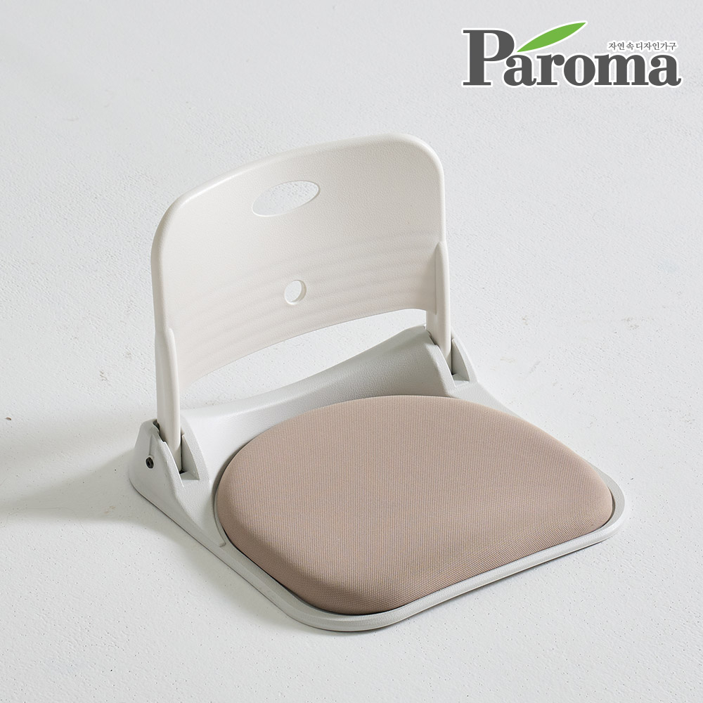 허그체어 모노케어 접이식 등받이 요추 좌식의자 (쿠션방석 바닥용)