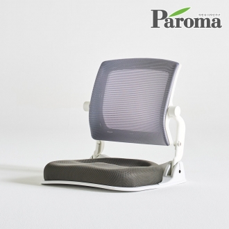 허그체어 하이케어 틸팅 등받이 접이식 좌식의자 바닥용 (쿠션방석 메쉬등받이)