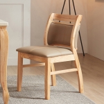 [소티디자인] 미스틱 원목 식탁의자 - 2color (1+1)