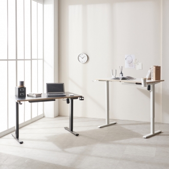 [퍼니럭스리빙] 릴리 모션데스크 풀세트 1200 - 2컬러(블랙,화이트)