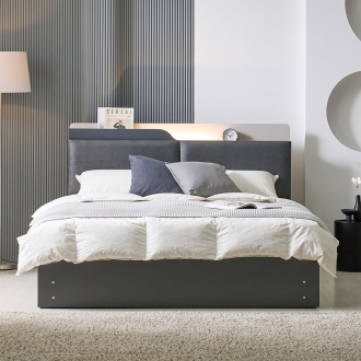 프린홈 브릴 LED 리노 평상 침대 SS/Q (매트선택)