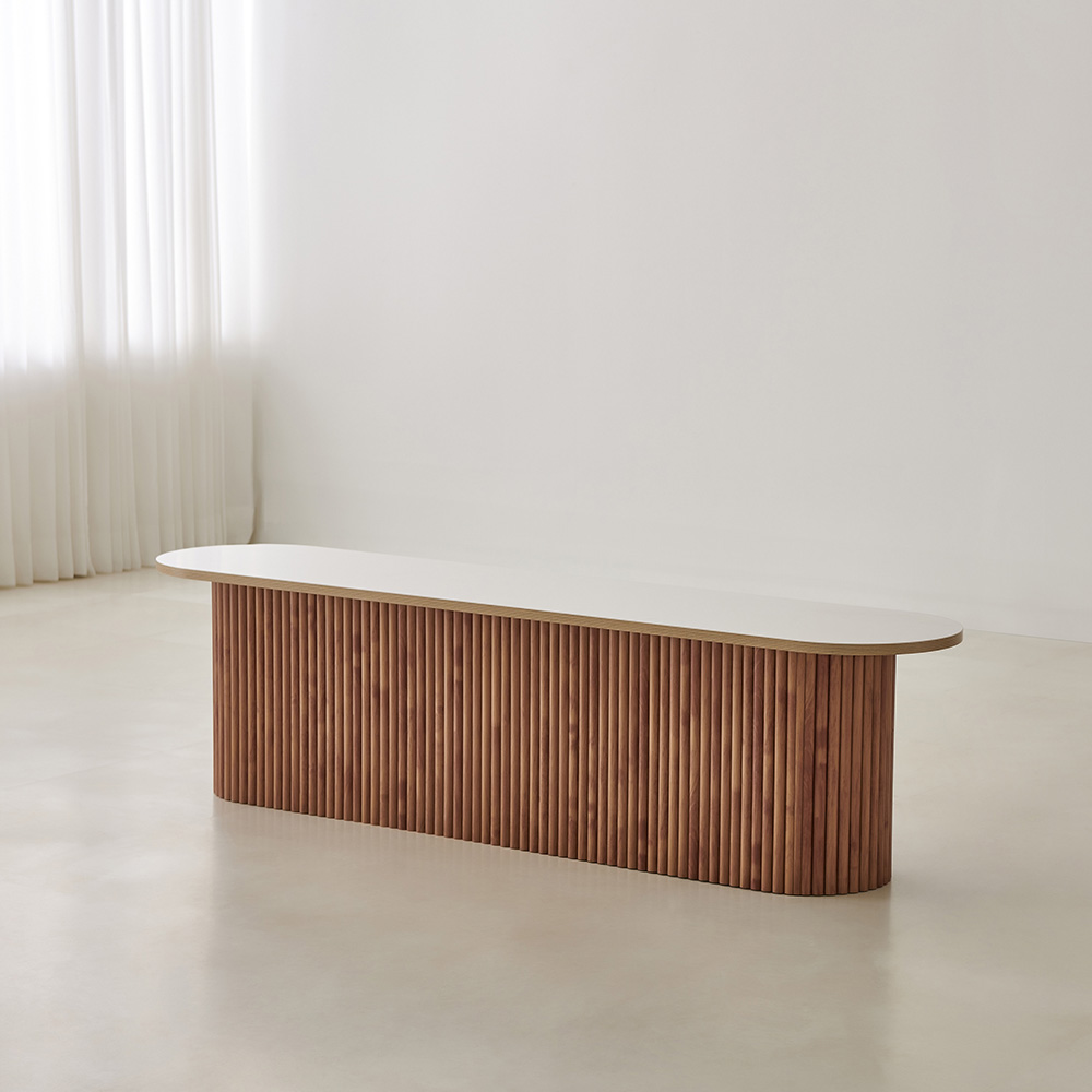 순수한 템바보드 식탁 벤치 (1200/1600)