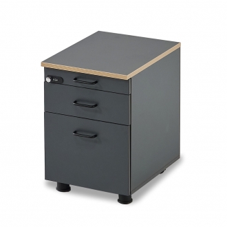 [퍼니럭스리빙] 인디고 3단 이동서랍장 - 다크