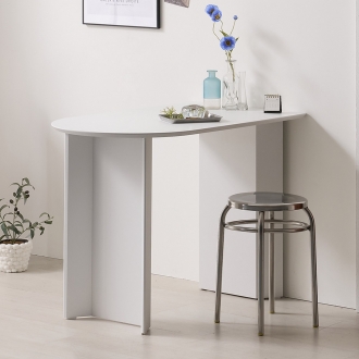 프린홈 헬렌 반타원 LPM 식탁 테이블 2color