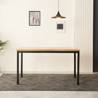 [소티디자인] 피코 오크원목 6인용 식탁 테이블 1650