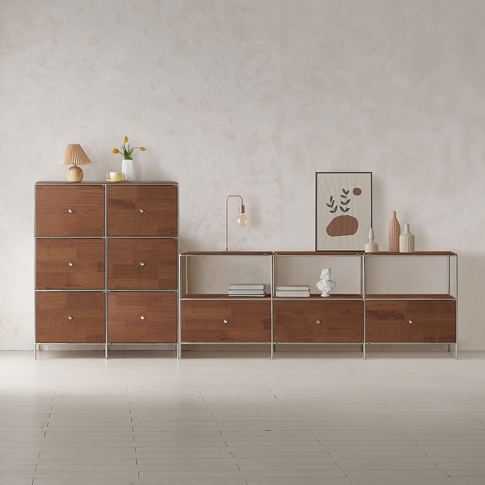 ★신제품 런칭특가★ 이노센트 스틸라 원목 미드센츄리 협탁 수납장 거실장 시리즈