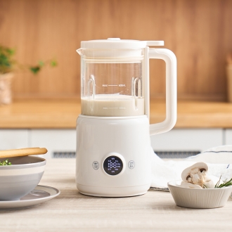 올레이스 두유 제조기 이유식 죽 메이커 주스 만드는 기계 600ml (식품등급 세라믹 / 고온살균 / 자동세척 / 보온 / 안전센서)