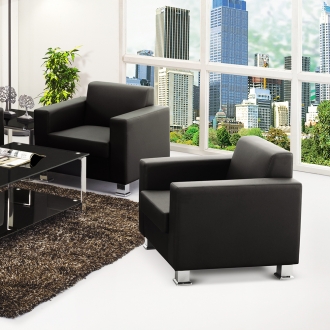 [퍼니럭스리빙] 제이드 1인 인조가죽 레자소파