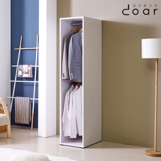 도아르 오픈형 좁은 틈새 긴 슬림 1인 블라인드 간이 원룸 400 수납장 옷장