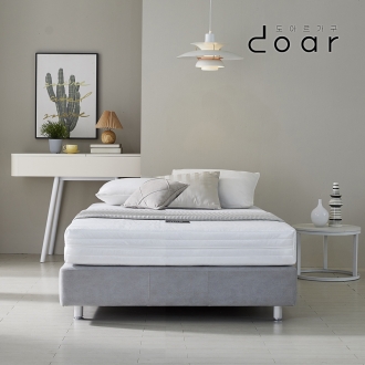 도아르 탄탄한 1인용 싱글 침대 매트리스 사이즈 원룸 매트릭스 봉합본넬20T(S) 화이트