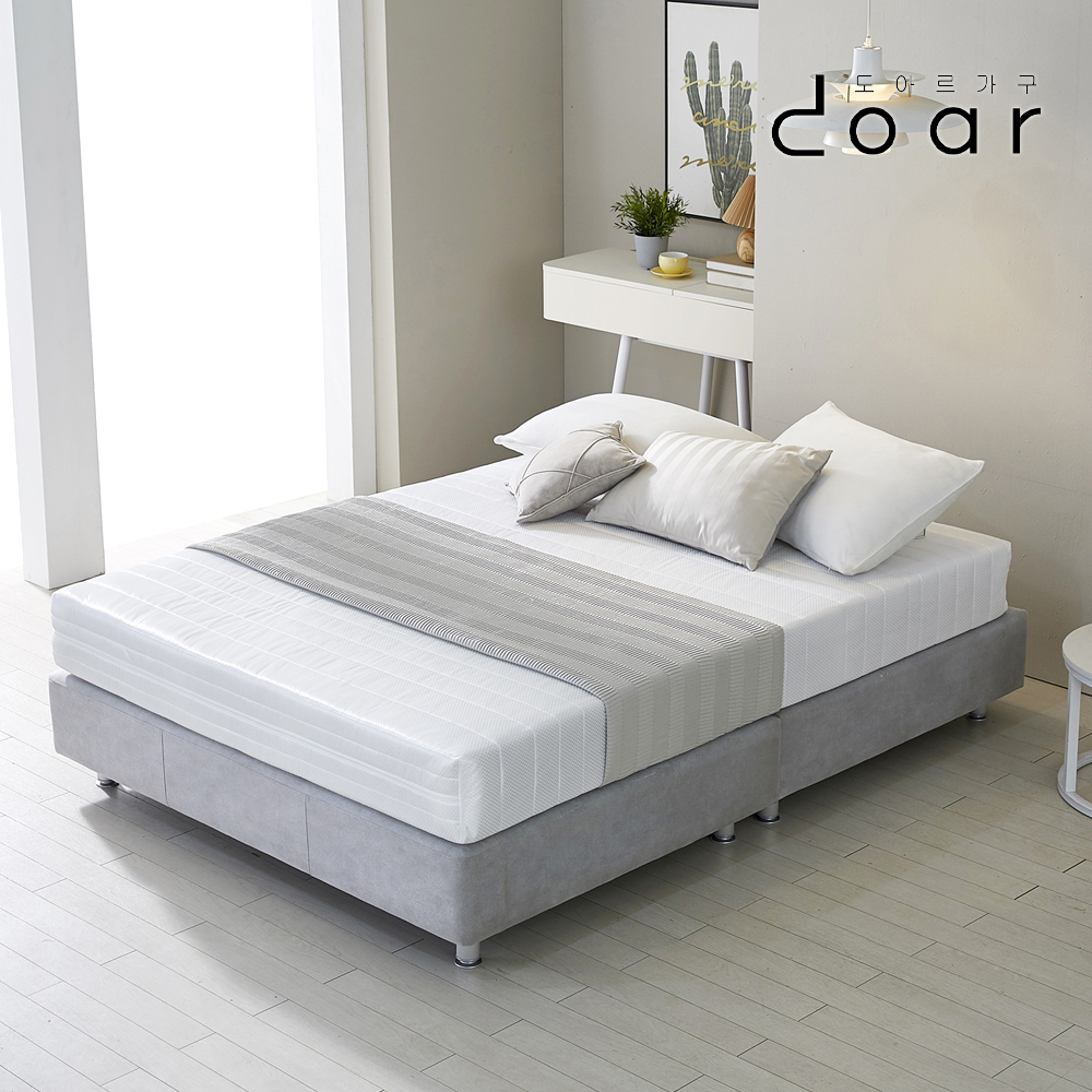 도아르 본넬 양면 슈퍼싱글 사이즈 독립스프링 침대 매트리스 봉합본넬20T(SS) 화이트
