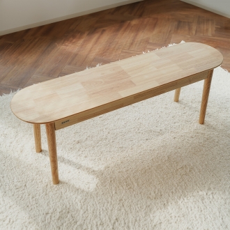 동서가구 로벤 고무나무 원목 벤치 의자 DF925688