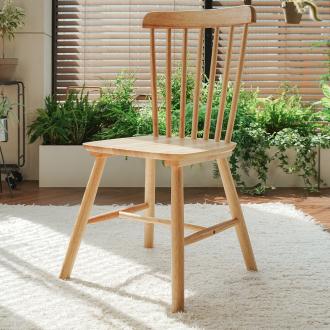 동서가구 로벤 고무나무 원목 식탁 의자 2개 세트 DF925692