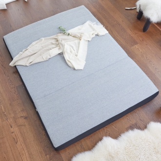 누베드 3단 접이식토퍼 토퍼매트리스 메모리폼토퍼 쾌적한 메쉬커버