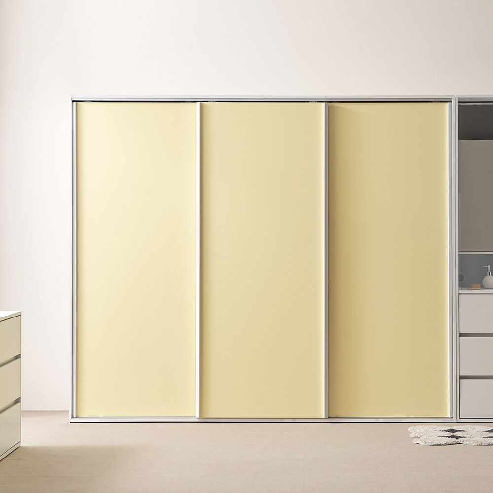 [코코미]올데이 E0 2300(3통) 슬라이딩 옷장 미닫이 키큰 슬라이드 장롱 맞춤옷장 자유롭게 구성가능